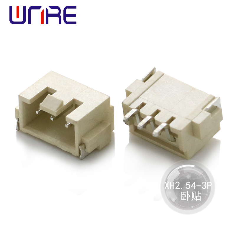 XH2.54-3P    卧贴