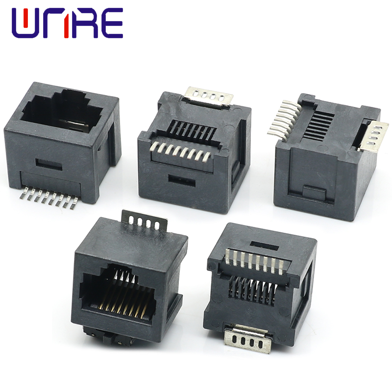 RJ45-5445-1X1-8P8C-SMT全塑